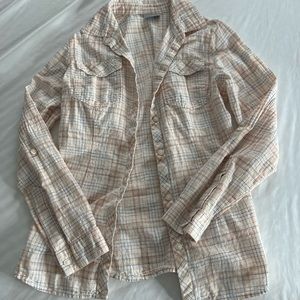 Columbia 100% cotton button down